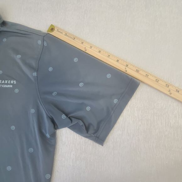 Fairway & Greene The Breakers Rees Jones course Mens golf polo blue Size Medium - Picture 5 of 9